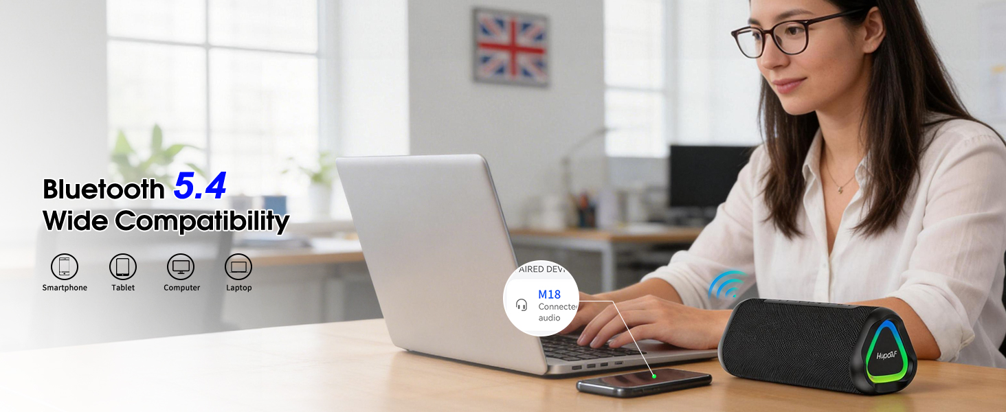 Bluetooth 5.4 connectivity