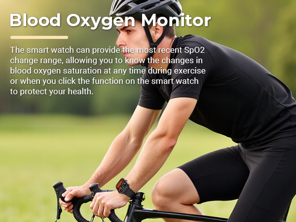Smart watch blood oxygen monitoring function