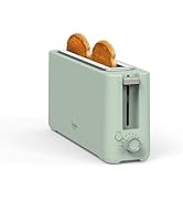 Martha Stewart 2 Slice Long Slot Toaster, Extra Wide for Sourdough &amp; Bagels, 10 Setting Shade Con...