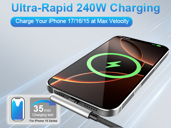 15ft 10 ft usb c cable fast charging 90 degree