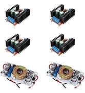 hiBCTR 6-Pack DC-DC Boost Converter Modules (2x250W + 4x150W) 10-40V to 12-50V Adjustable Voltage...