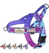 Annchwool No Pull Dog Harness with Soft Padded Handle,Escape Proof and Quick Fit to Adjust Dog Ha...