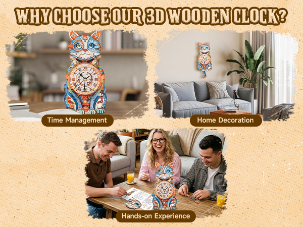 cat clock puzzle