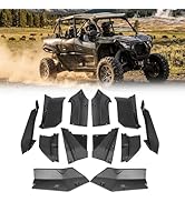 KEMIMOTO Fender Flares Compatible with Kawasaki Teryx KRX4 1000 2023 2024 2025 2026, XXL Wider Mu...