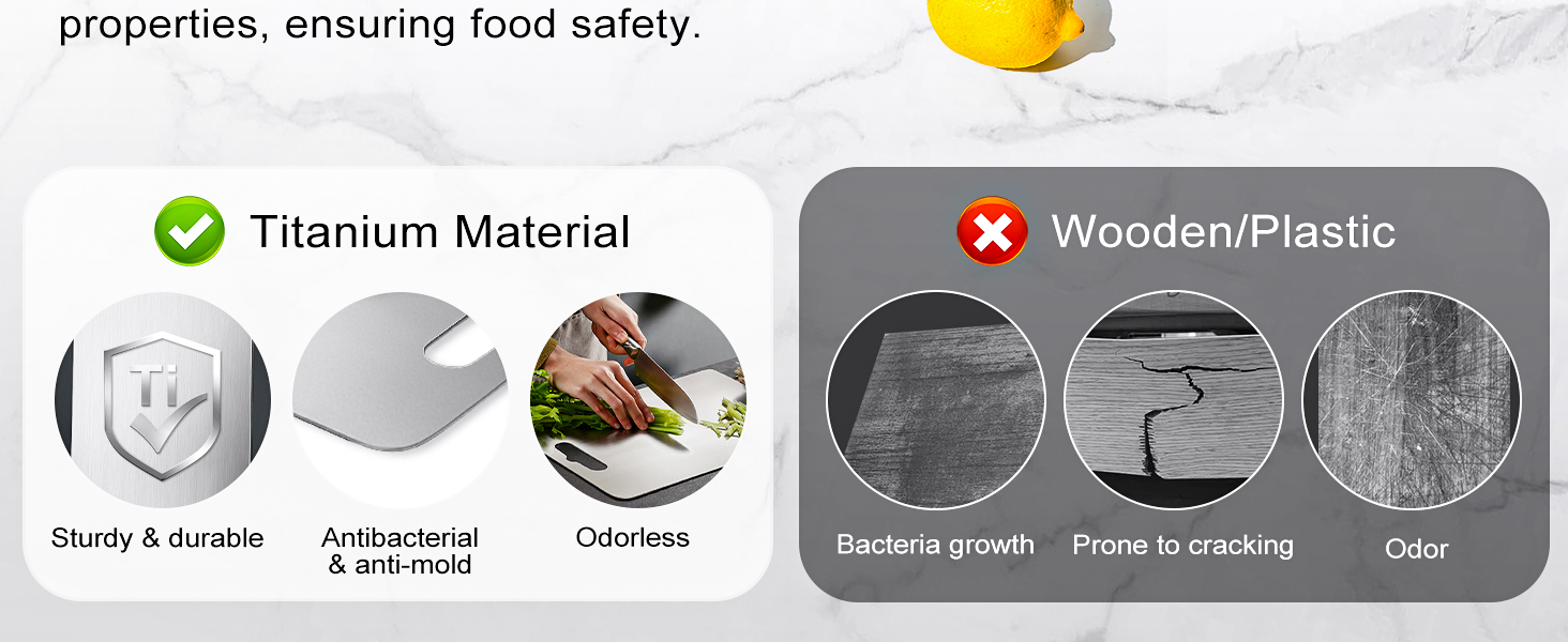 Pure Titanium Cutting Board