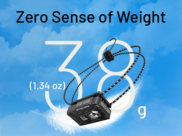 The NU20 classic floats in the air with a feather as a metaphor for how light it is. 