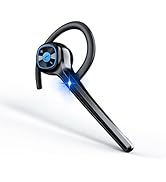 IHAO Wireless Bluetooth Earpiece Headphone Dual Noise Cancelling Mic Painless Open-Ear Handsfree ...