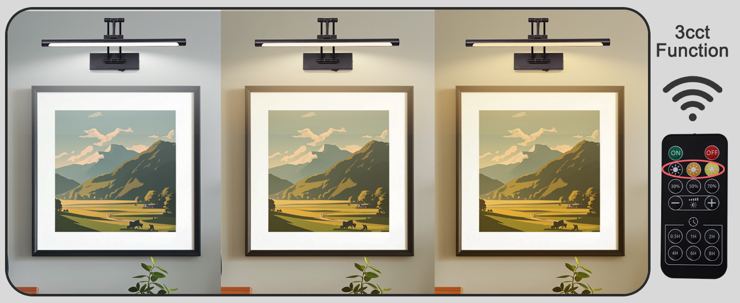 3cct picture light