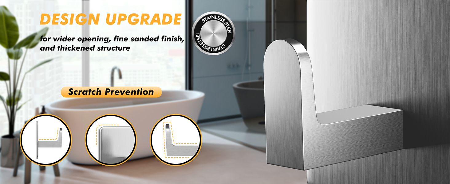 Upgraded design: wider opening, scratch-resistant, thickened structure, waterproof