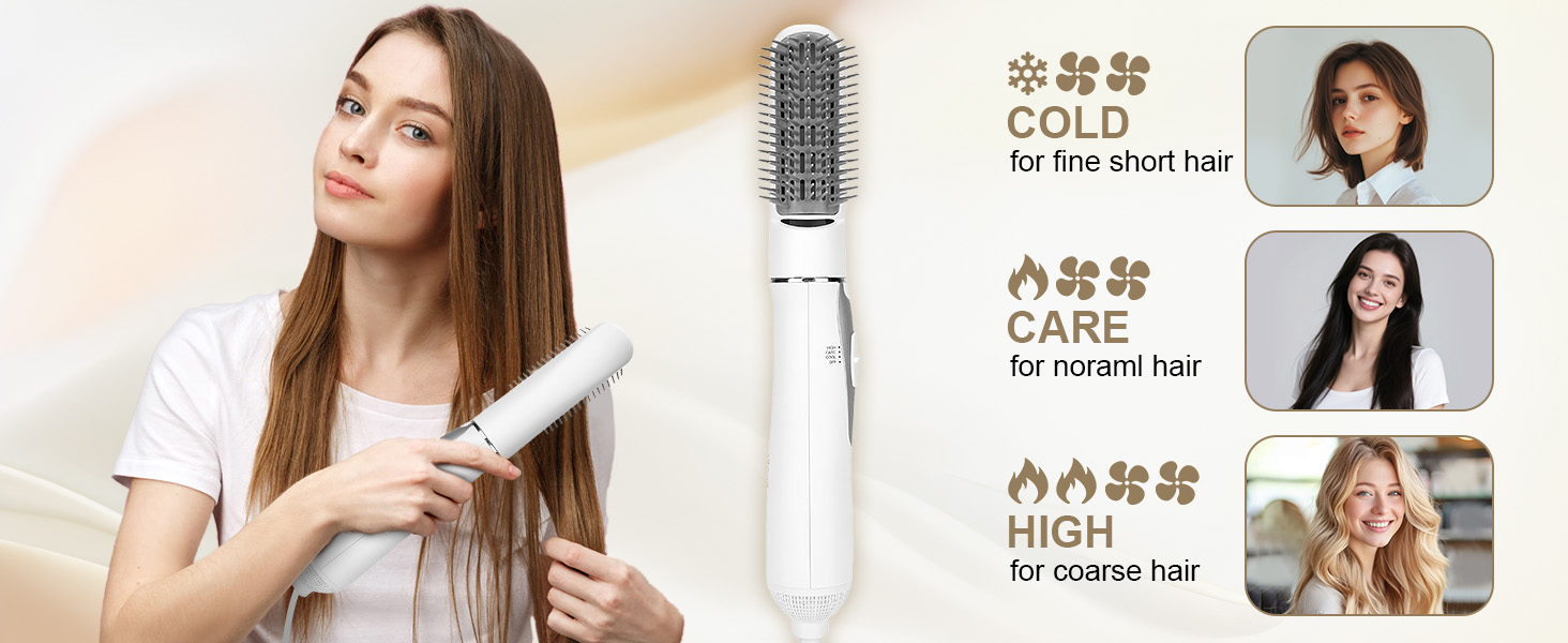 3 grades wind for all tyeps hair