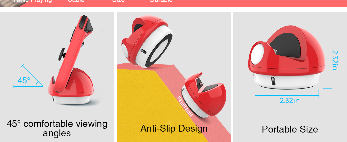 Switch charging dock feature