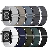 10 Pack Stretchy Bands Compatible with Apple Watch Band 40mm 38mm 41mm 42mm 44mm 45mm 46mm 49mm W...