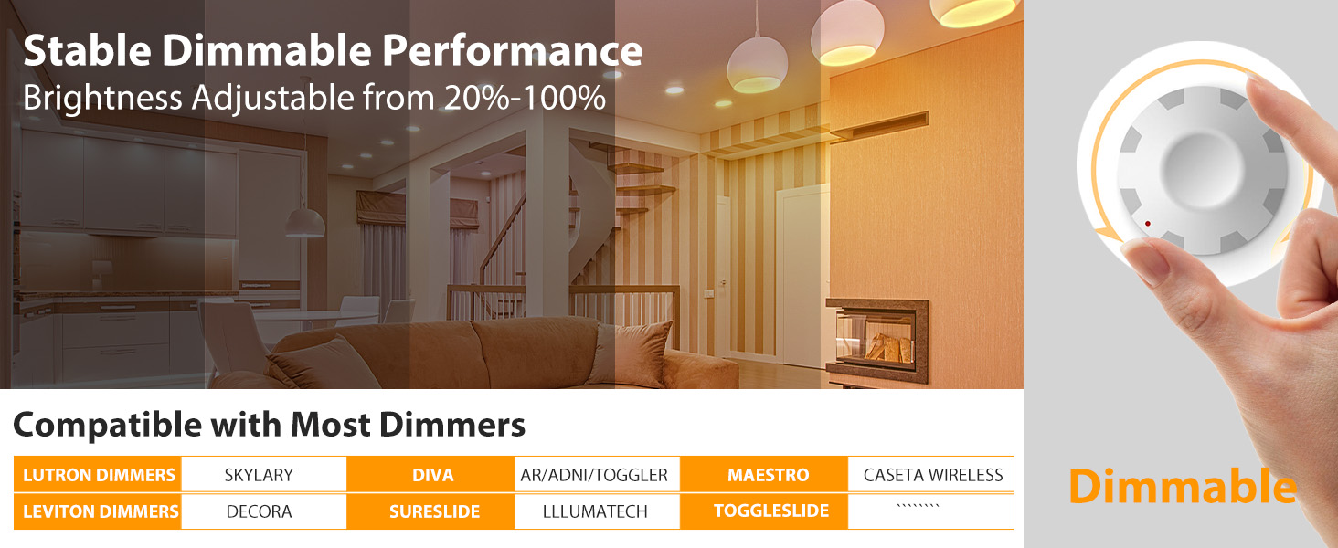 BR30 LED Bulbs 2700K Dimmable