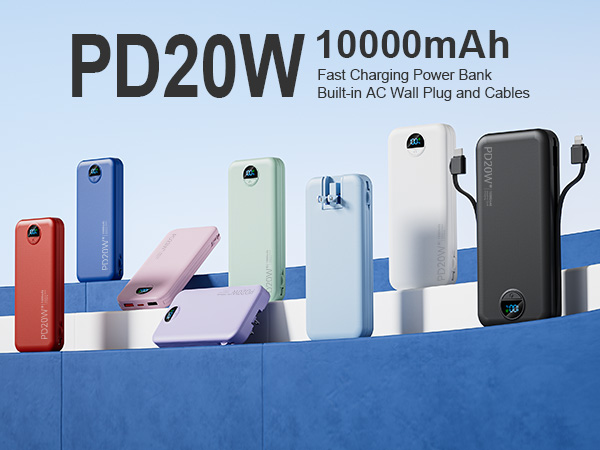 pink portable charger