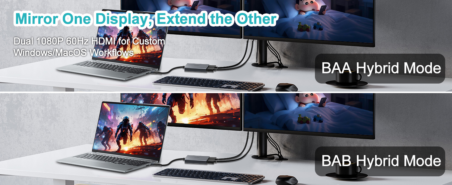 hdmi splitter for dual monitors