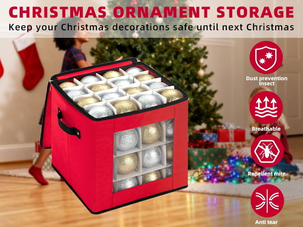 Christmas Ornament Storage Box