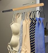 Pull Out Closet Rod with 12 Metal Hooks