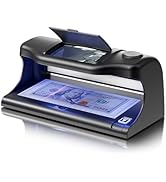 Aneken AL-18 Counterfeit Bill Detector with Dual LED UV Light, 4 Easy Tests of Security Strip, Wa...