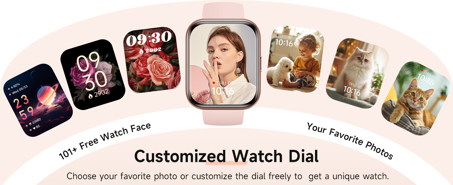 Gydom Smart Watches for Women Android &amp;amp;amp; iPhone, Activity Fitness Tracker with 110+ Sports Modes