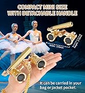 3X25 Opera Glasses for Women Theater Binocular Elegant with Adjustable Handle &amp;amp; Chain for Concert