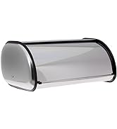 Home-it Stainless Steel Bread Box for kitchen, bread bin, storage holder 16.5x10x8