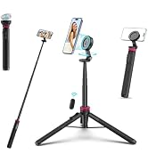 Ulanzi MT-84 Portable Magnetic Phone Tripod, 61" Selfie Stick with Remote | Aluminum Alloy, Light...