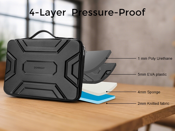 shockproof hard laptop case
