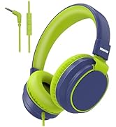 MIDOLA Volume Limited 85/110dB Kids Headphone Over-Ear/On-Ear Foldable Sound Noise Protection Hea...
