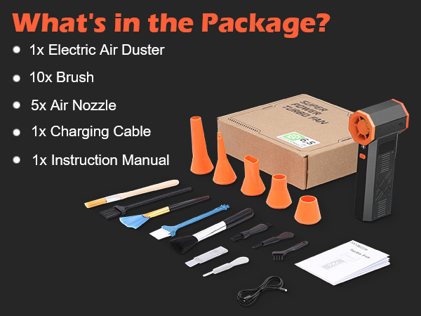 Compressed Air Duster, Electric Air Duster