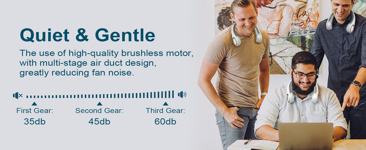 portable neck fan rechargeable