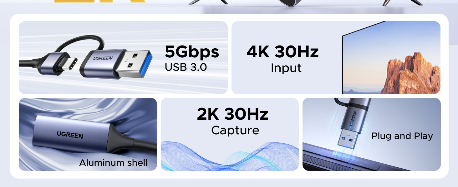 2K@30Hz capture card