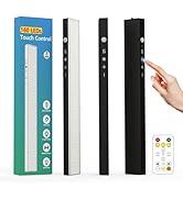 160LEDs Touch-Control Under Cabinet Lighting w/4000mAh Battery, Cordless Motion Sensor Under Coun...