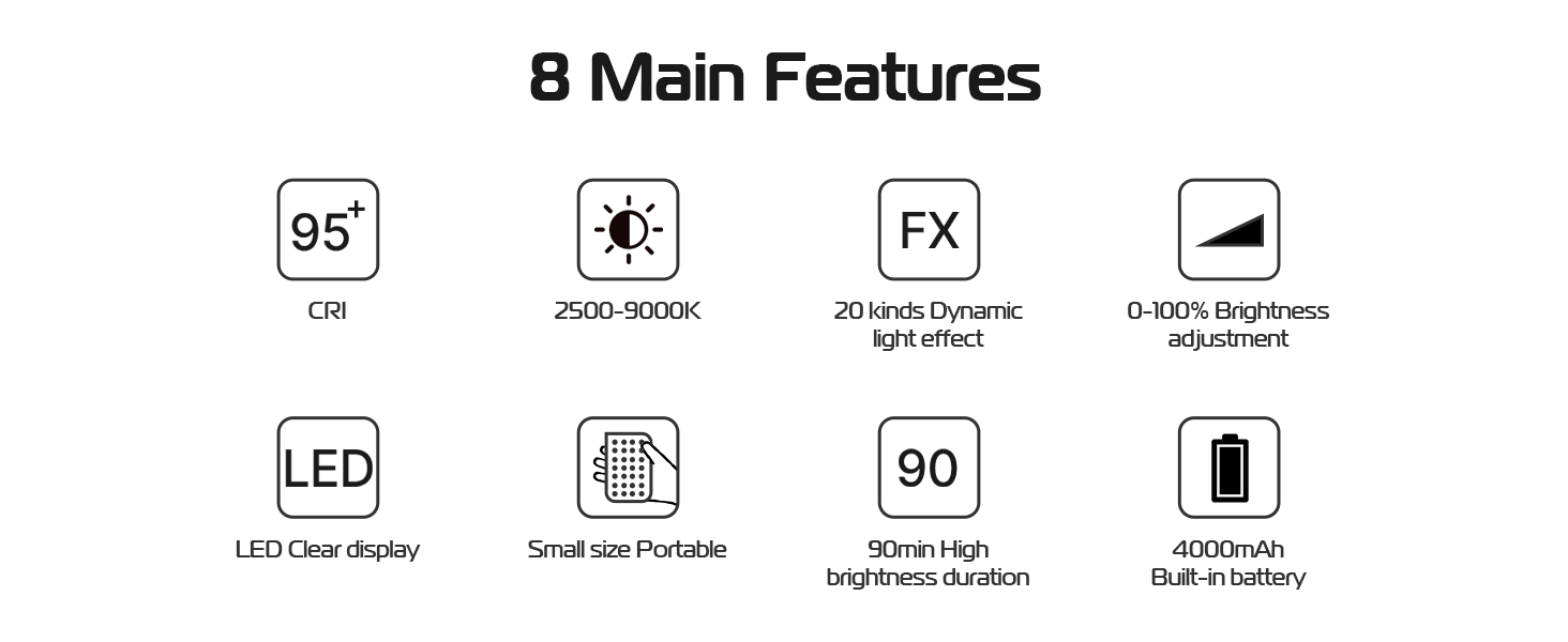 video light led video light ulanzi light lume cube