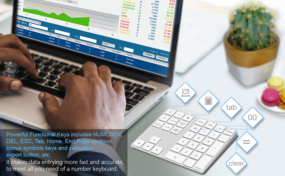 bluetooth numeric keypad