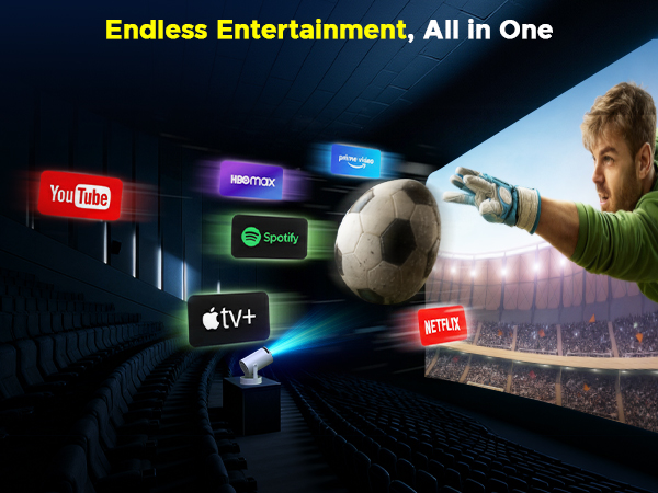 tv projector with wifi and bluetooth