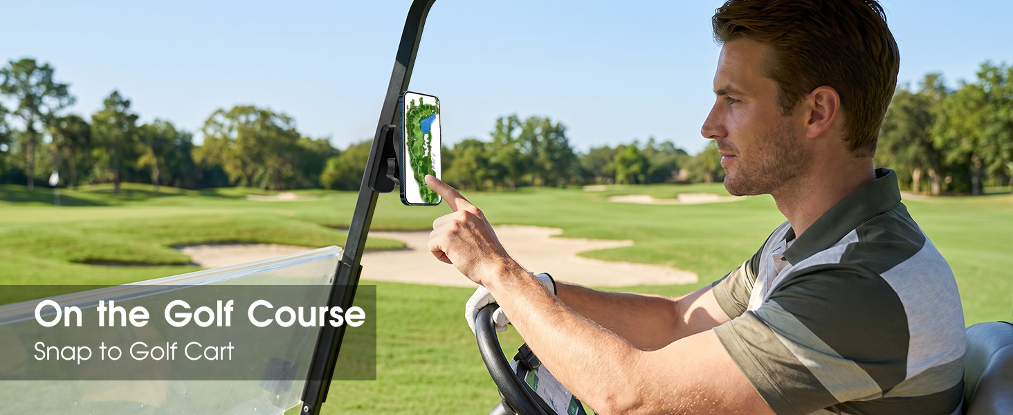 Phone Mount for Socket Grip on Golf course