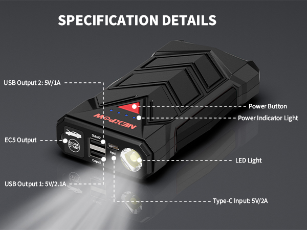 battery jumper starter portable