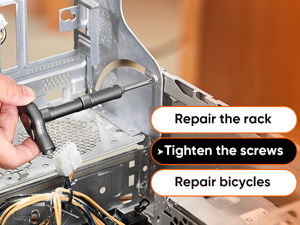 tighten screws