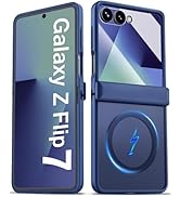 BXYJY for Samsung Galaxy Z Flip 7 Case Magnetic with Hinge Protection, Compatible with MagSafe, F...
