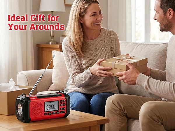weather radio noaa alert with battery backup