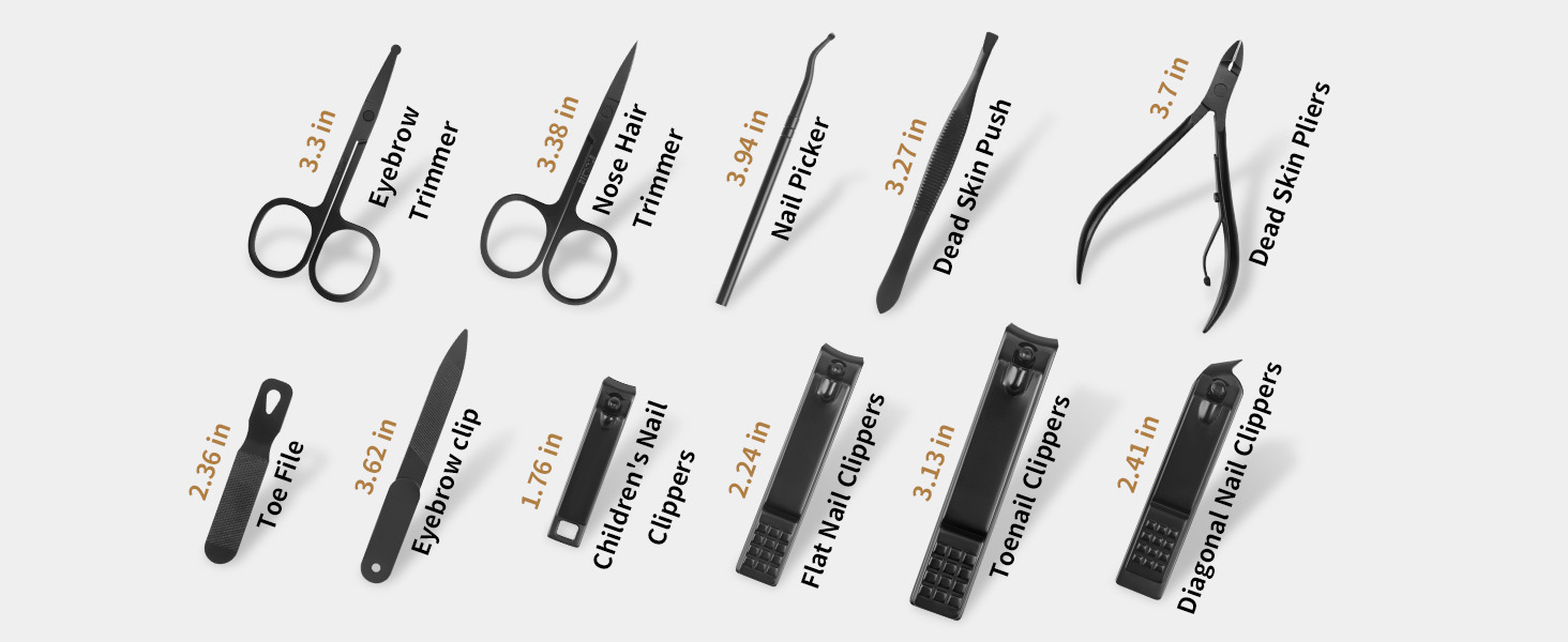 Manicure Set Professional Nail Clipper Kit-26