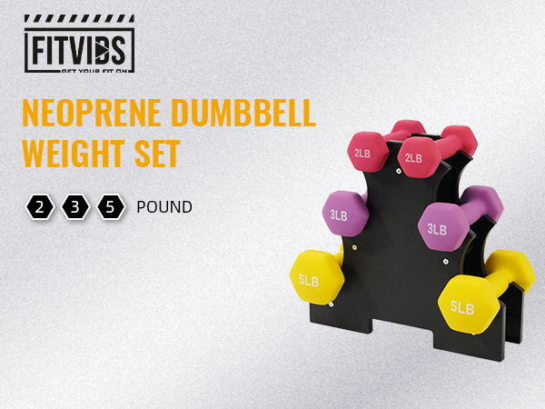 neoprene dumbbell set