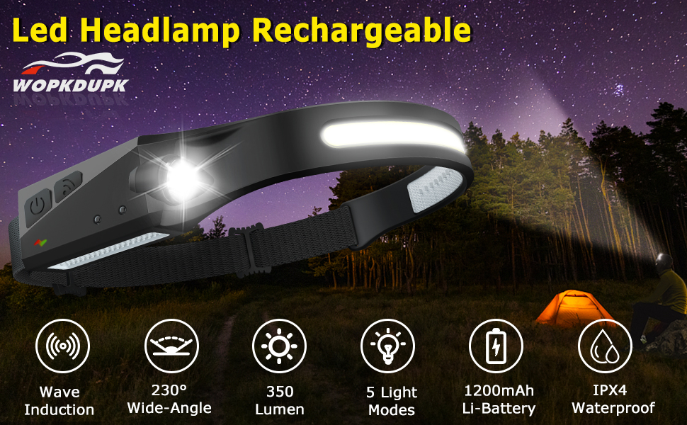 rechargeable headlamp