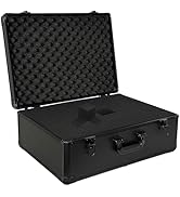 ITHWIU 23 Inch Aluminum Carrying Case 23 X 16.5 X 8.6 Inch Ideal for Microphone &amp; Camera Gear Tra...
