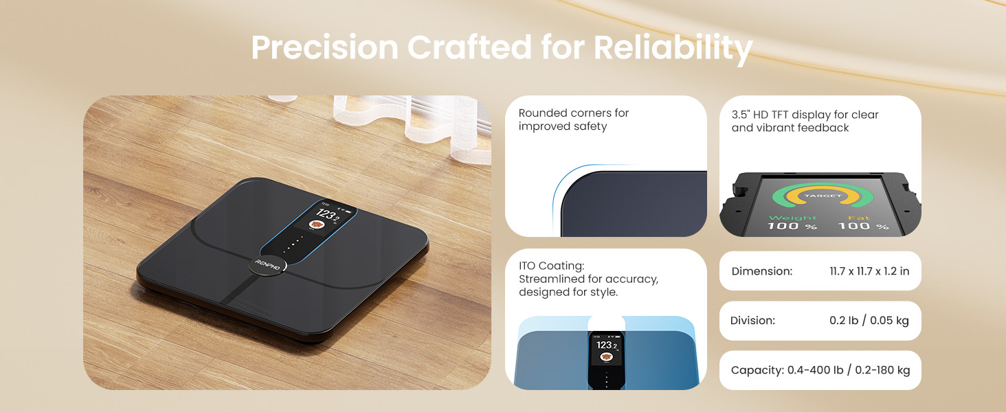 smart scale for body weight and body fat