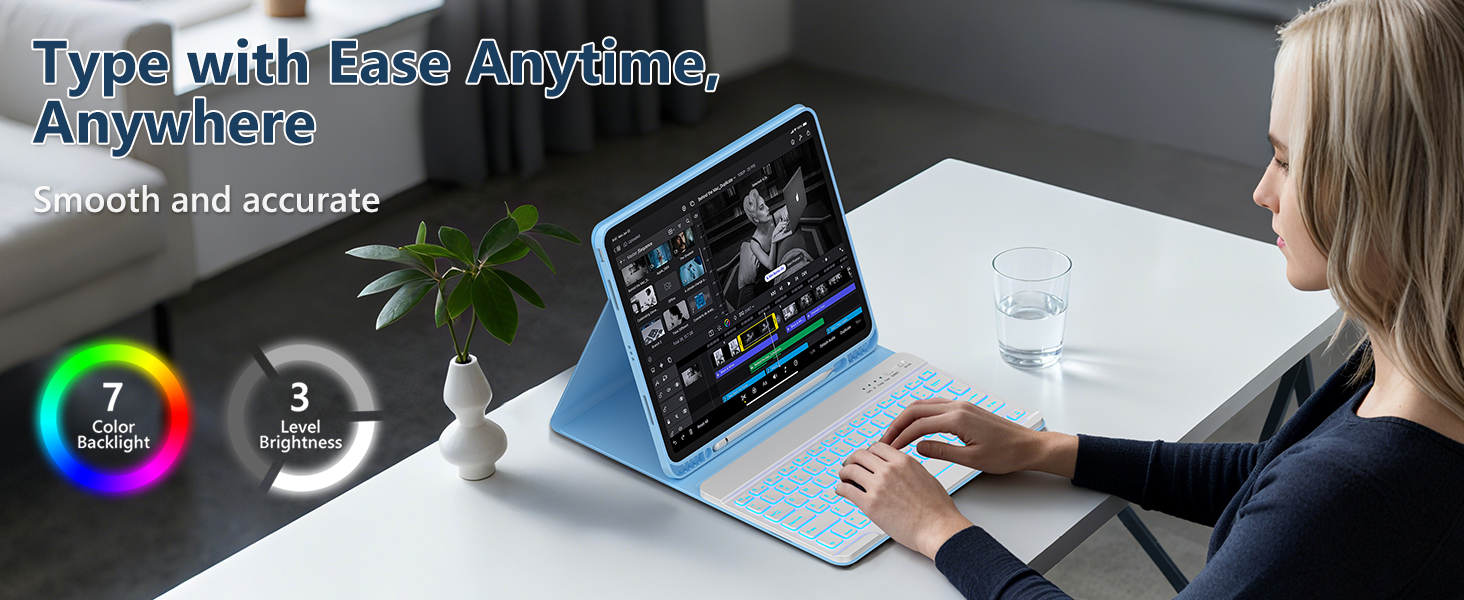 7 Color Backlit