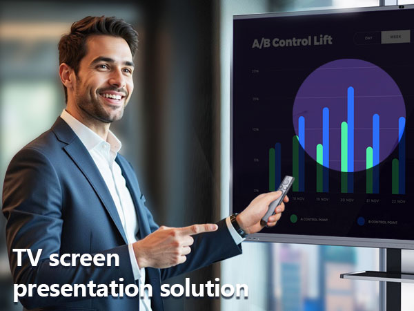 TV screen presentation solution