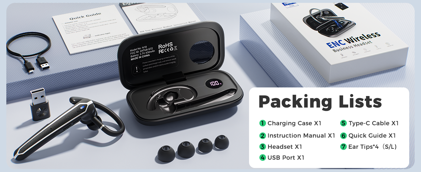 single ear bluetooth headset