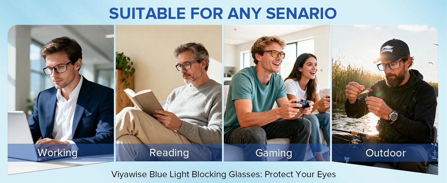 Blue light blocking glasses
