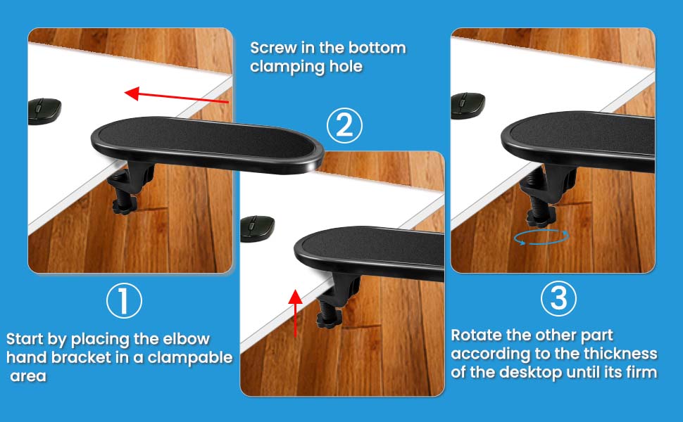 Arm rest for desk 03